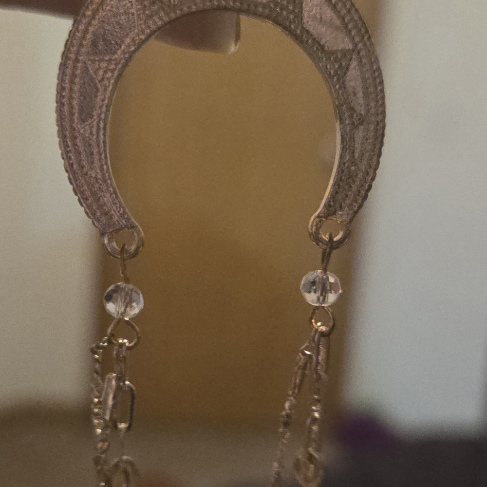Elegant Gold and Silver Dangle Earrings